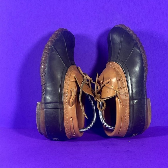 Cabelas Men's Brown Steel Shank Low Duck Boots‎ Shoe Size 8 - Picture 7 of 9